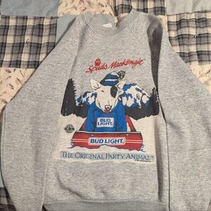 Iconic 90s Spuds Mackenzie Bud light Sweatshirt